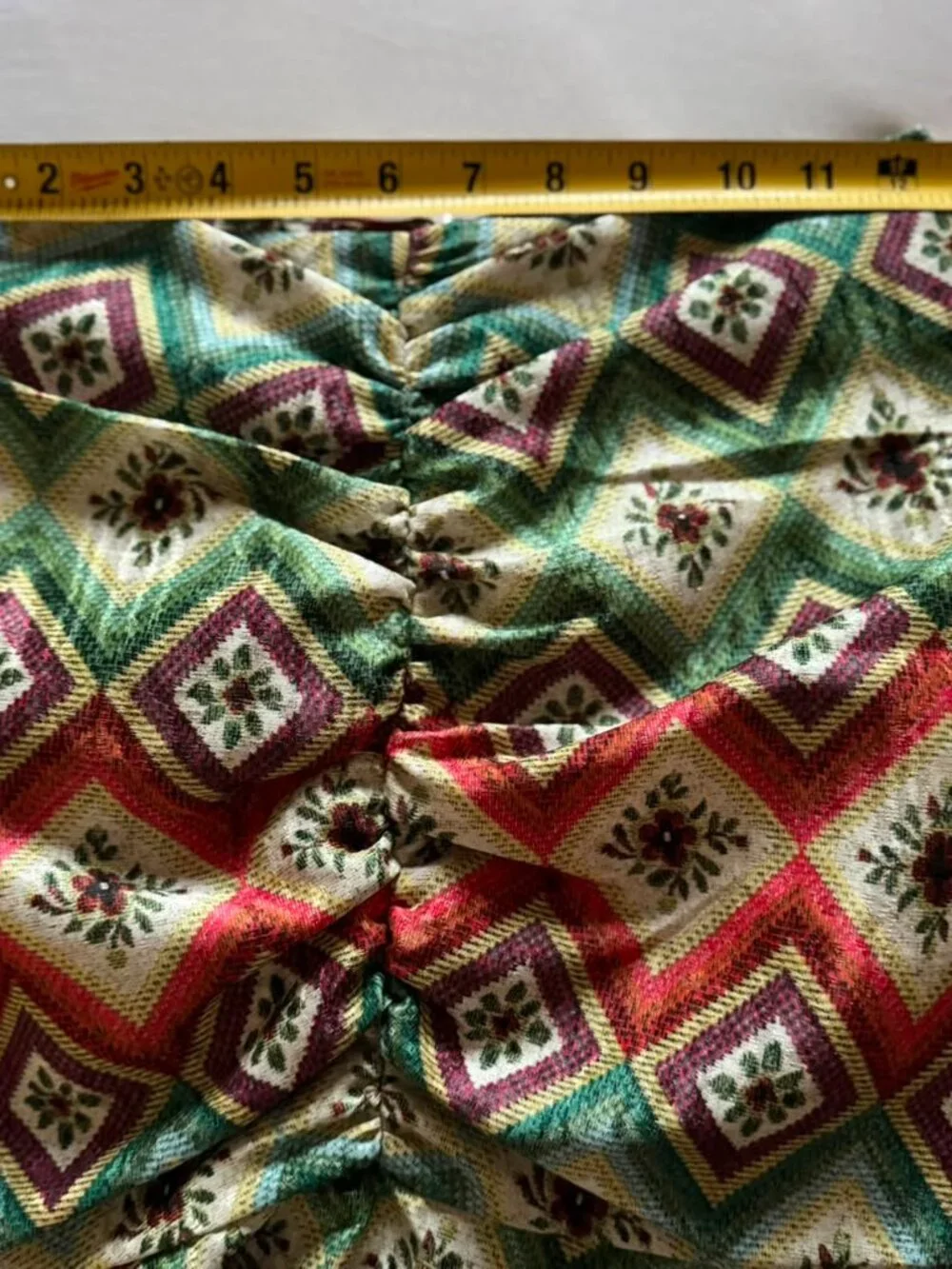 Autumn Adeigbo Soraya Woven Diamond Designer Skirt Size 0
